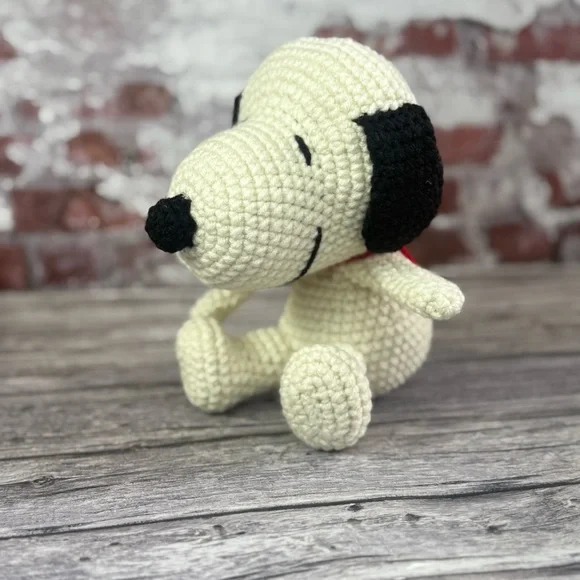 Handmade Crochet Snoopy Amigurumi Doll | Cute Plush Toy or Home Décor - Picture 12 of 13